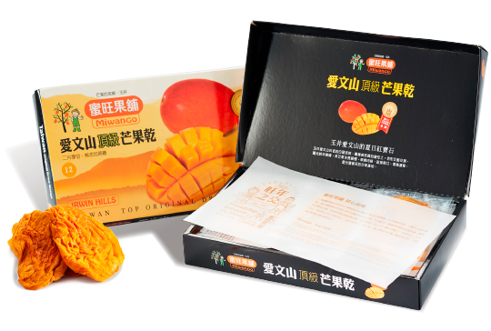 台南玉井蜜旺果舖 頂級愛文芒果乾禮盒愛文芒果情人果