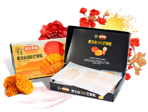 頂級愛文芒果乾禮盒