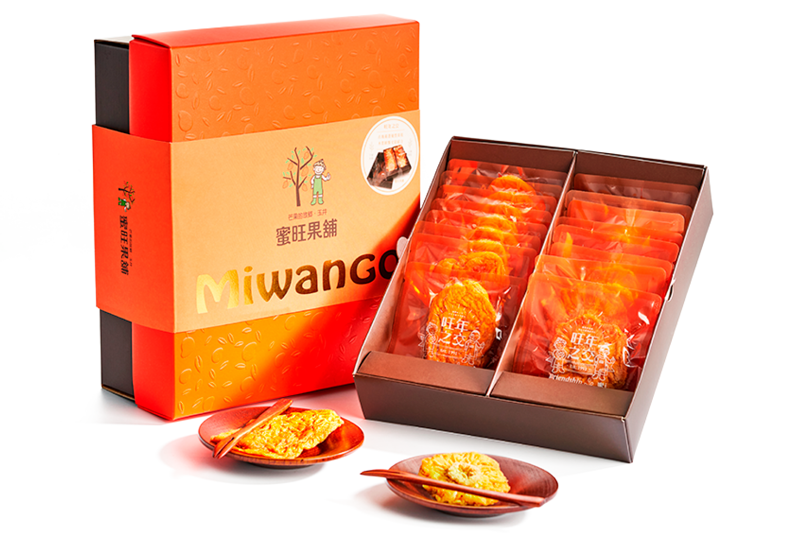 旺年之交-蜜旺嚴選果乾禮盒(愛文、鳳梨)